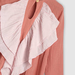 Katie Dress - Terracotta & Pink - ALEX & ANT