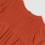 Lilly Smock Dress - Flame Red - ALEX & ANT