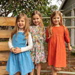 Lilly Smock Dress - Flame Red - ALEX & ANT