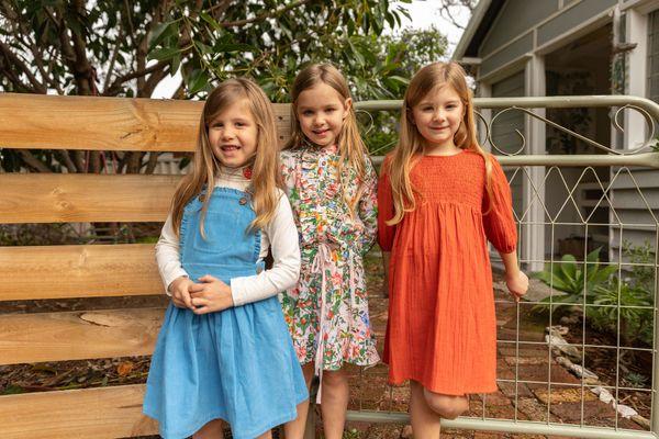 Lilly Smock Dress - Flame Red - ALEX & ANT