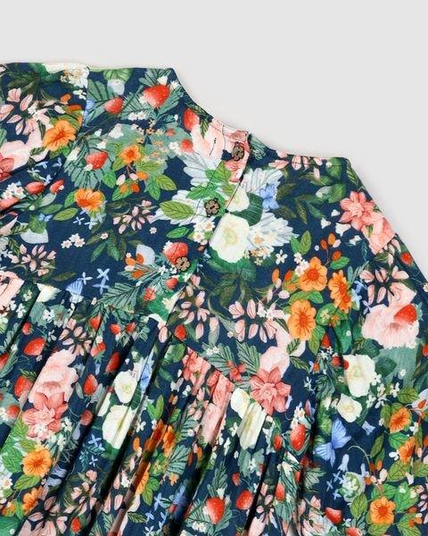 Lilly Smock Dress - Strawberry Navy - ALEX & ANT