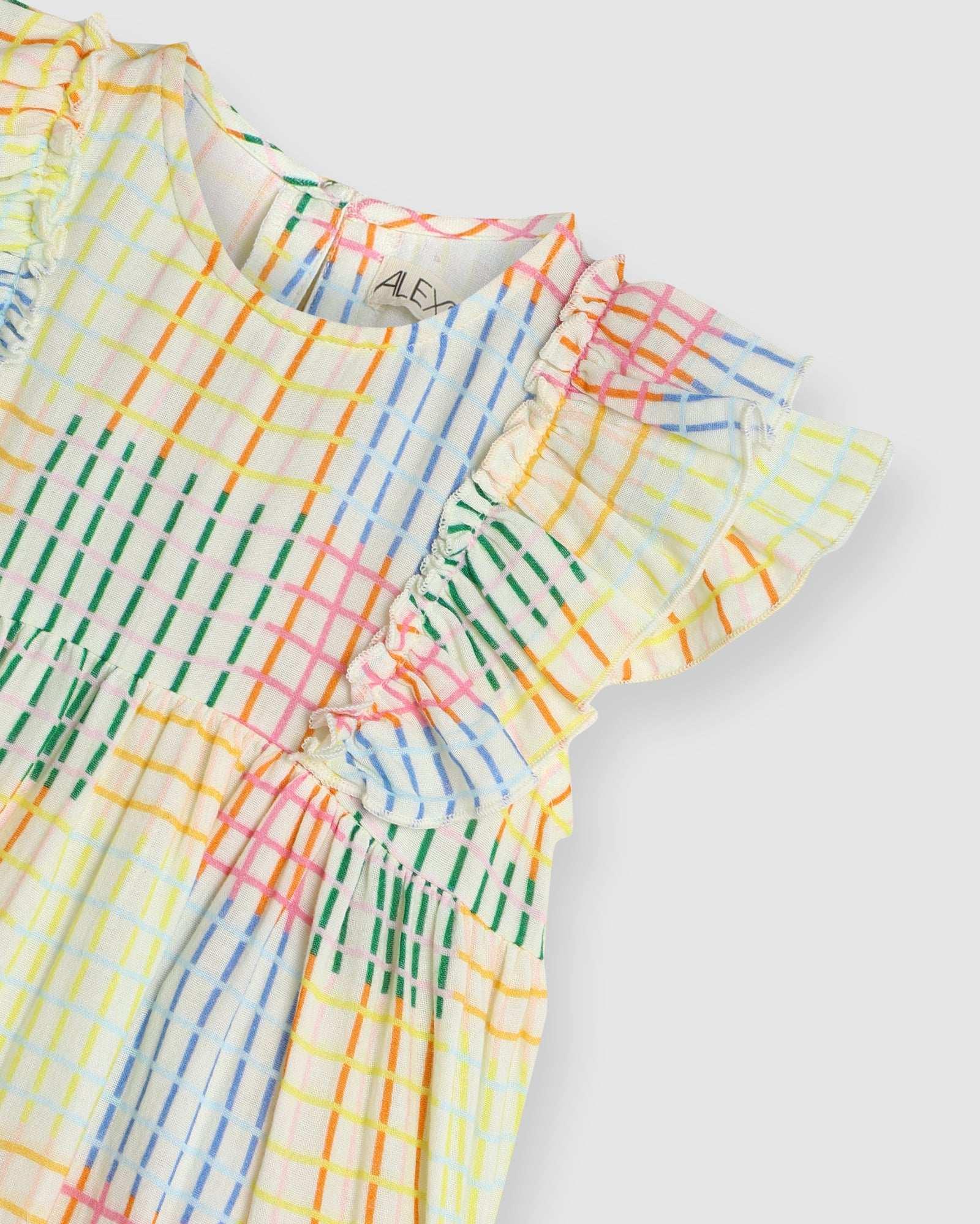 Louisa Dress - Crazy Gingham - ALEX & ANT