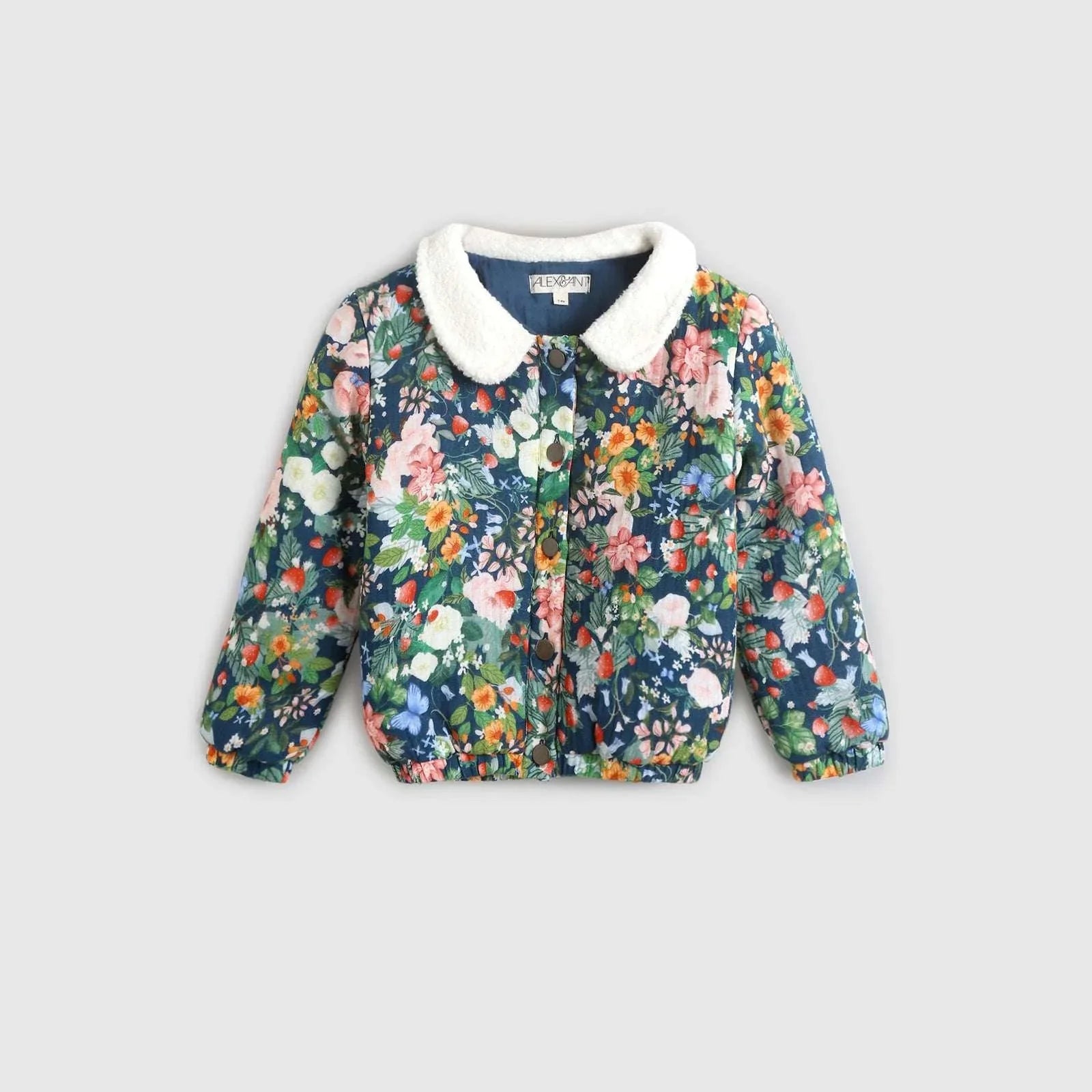 Mabel Jacket - Strawberry Navy - ALEX & ANT