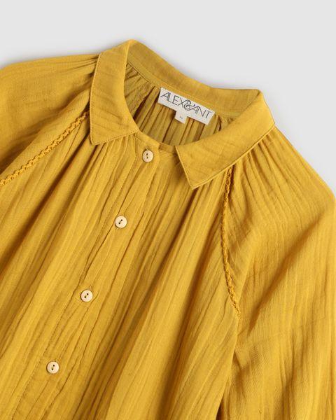 Marybel Dress - Mustard - ALEX & ANT