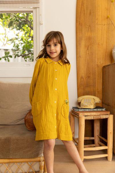Marybel Dress - Mustard - ALEX & ANT