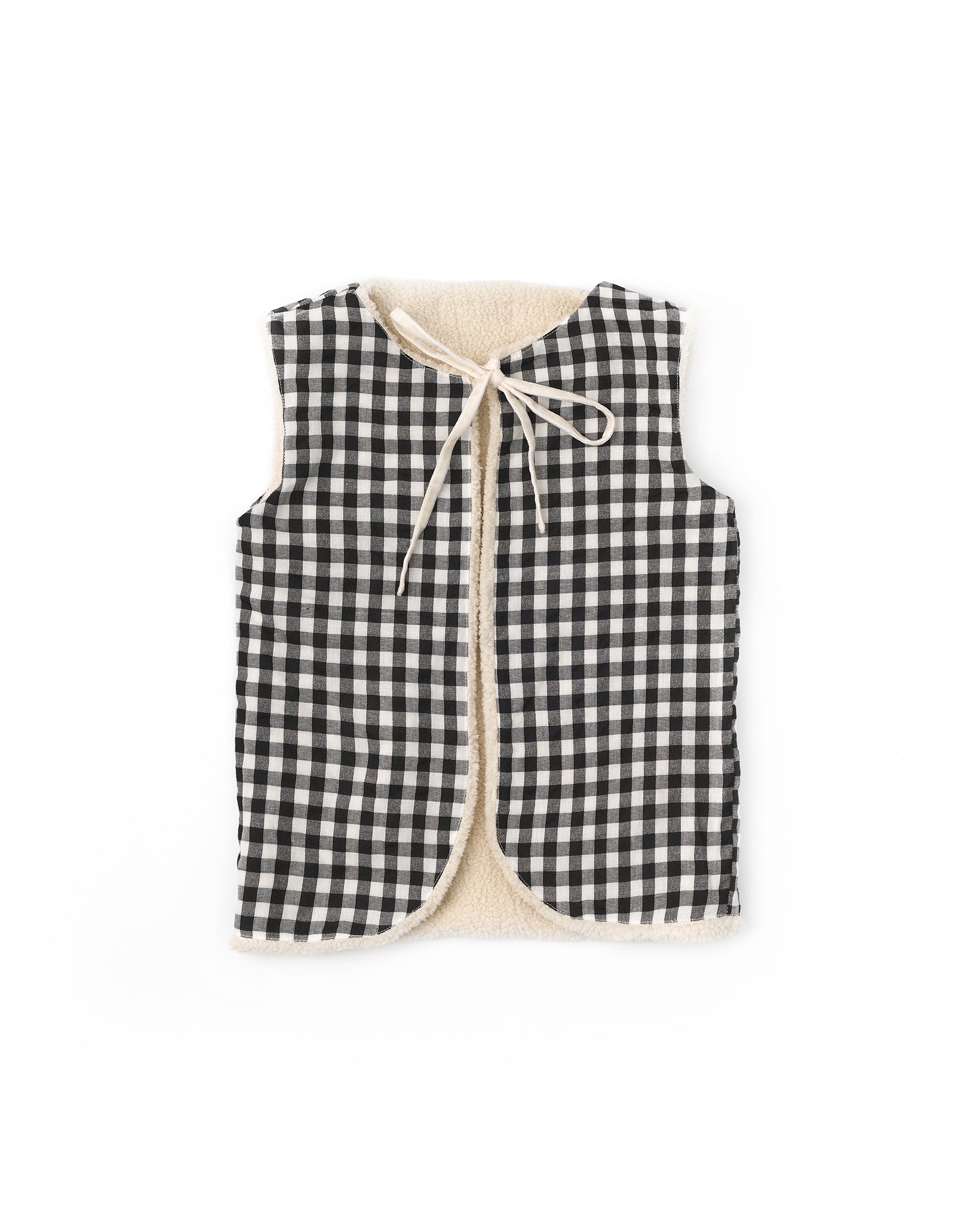 Gingham vest deals